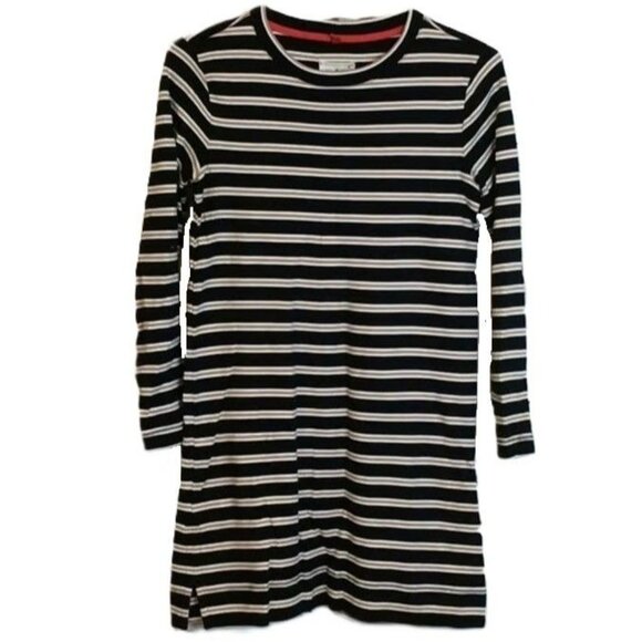 Loft Lou & Grey Striped Long Sleeve Sweater Dress Women's XS Signaturesoft - Picture 1 of 5